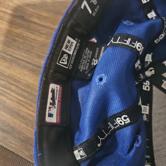 New Era Hat Blue in Color size 7 1/8 - Picture 3 of 3